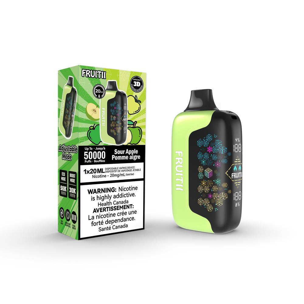 FRUITII 50K Disposable Vape_SourApple